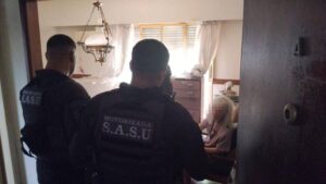 La mujer no quiso recibir asistencia médica