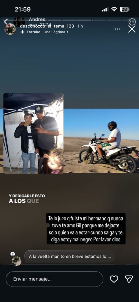 Mensajes tras la muerte de Aleman