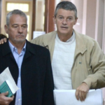 Bruera junto a su abogado defensor