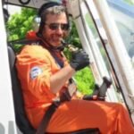 Matías Valenzuela comandaba el Bell 412EP perteneciente a la empresa platense Jas Fly