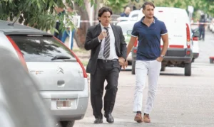 El fiscal juan Menucci y el secretario de la UFI 5
