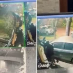 El momento de la irrupción de los delincuentes