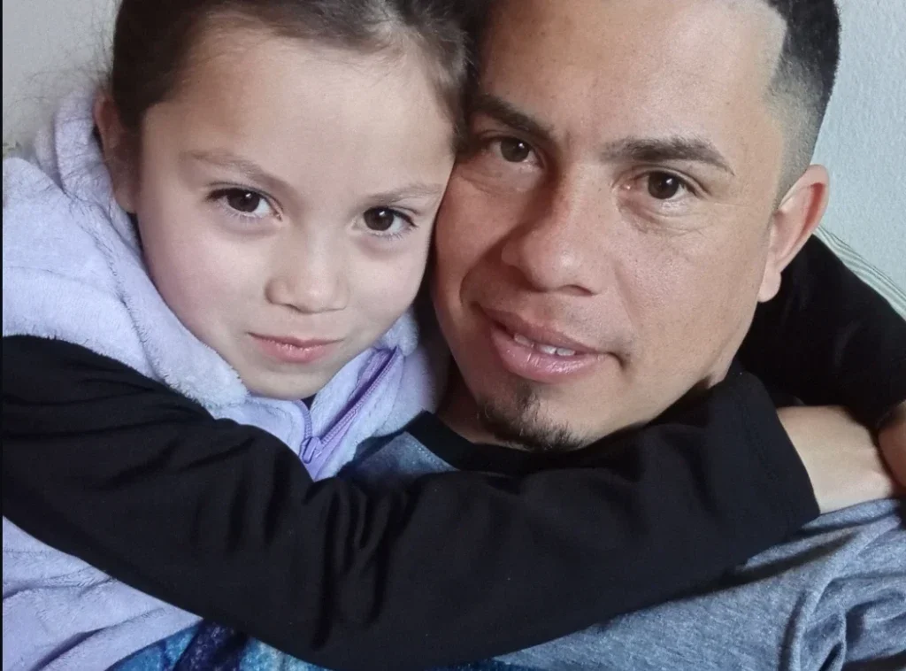Marcos Gómez y Kim, su hija asesinada por menores